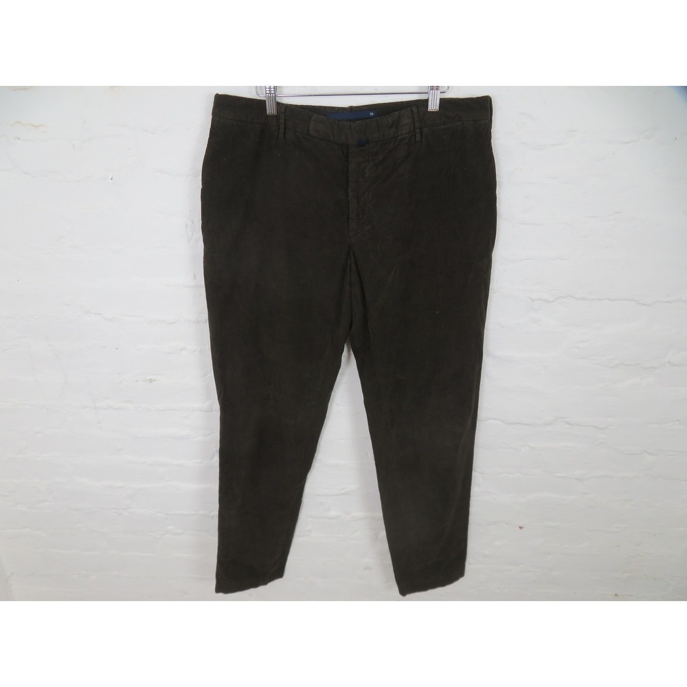 Incotex Pants Mens 36x30 Brown Corduroy High Comfort Stretch Chino Casual